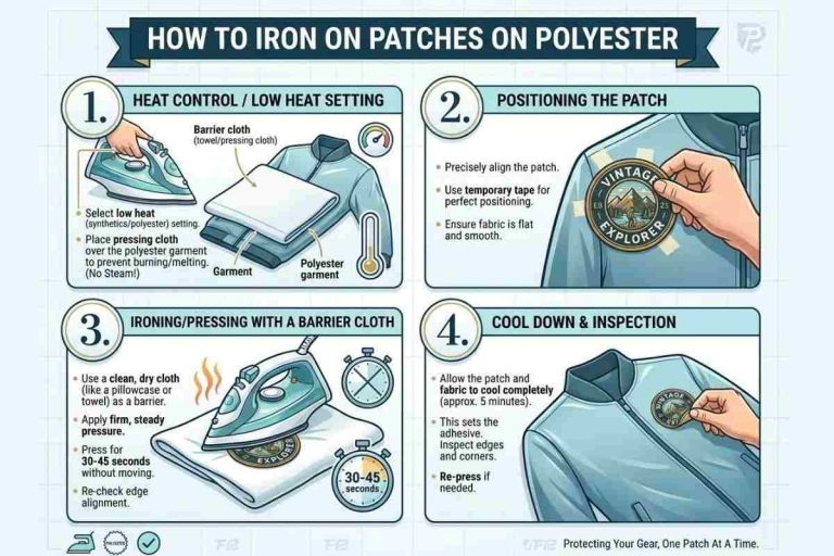 How To Iron On Patches On Polyester