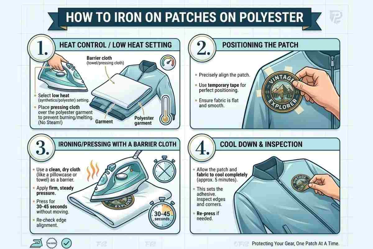 How To Iron On Patches On Polyester