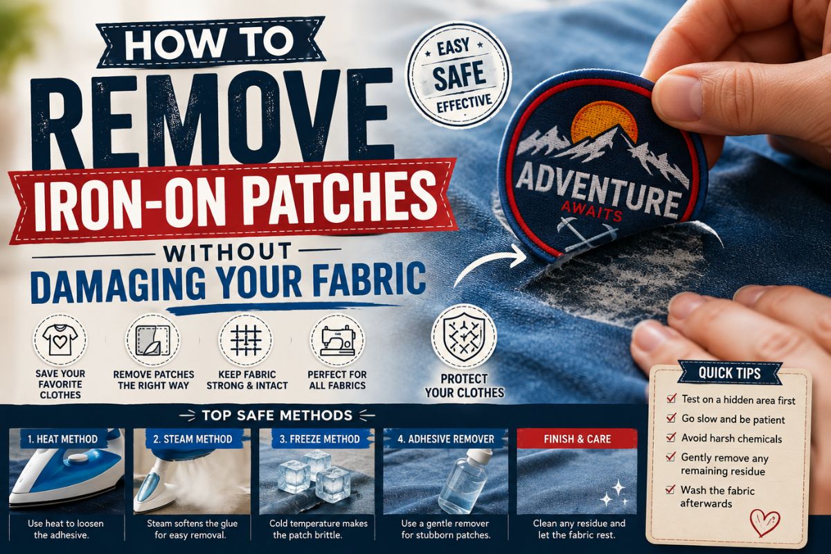 How to Remove Iron-On Patches