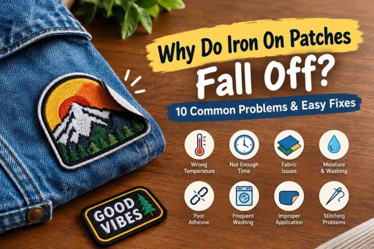 Why Do Iron On Patches Fall Off?