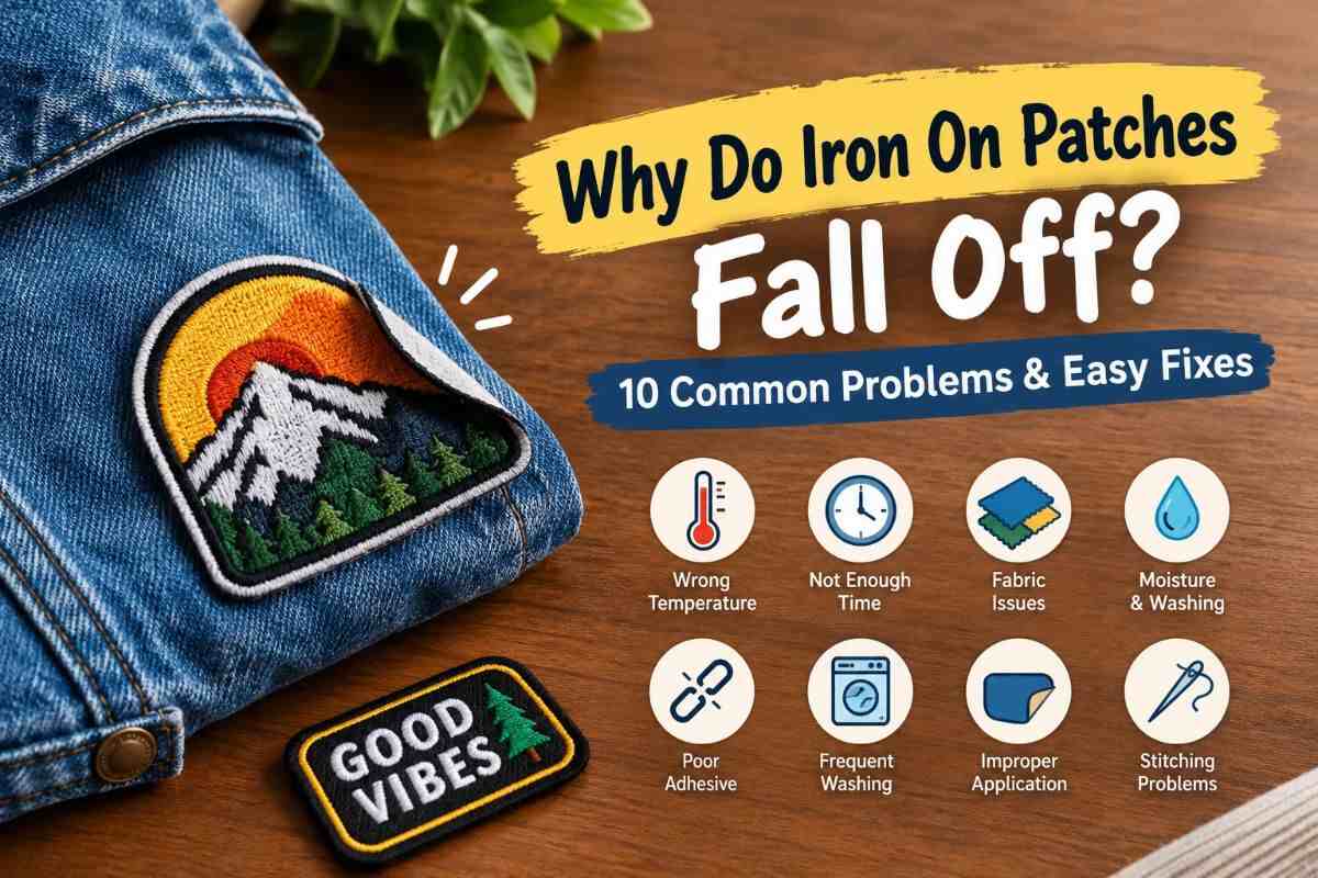 Why Do Iron On Patches Fall Off?